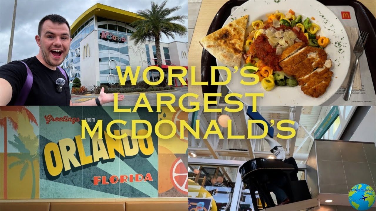 Worlds LARGEST McDonald's! Full Tour & Unique Food - Play Area & Arcade ...