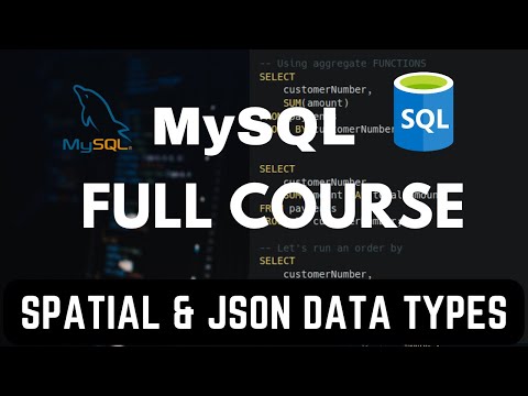 वीडियो: MySQL में स्थानिक डेटा प्रकार क्या है?