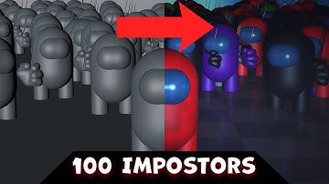 AMONG US 3D 100 PLAYERS ! CINEMA 4D MODELING TIMELAPSE | SPEED MODELING | TUTORIAL