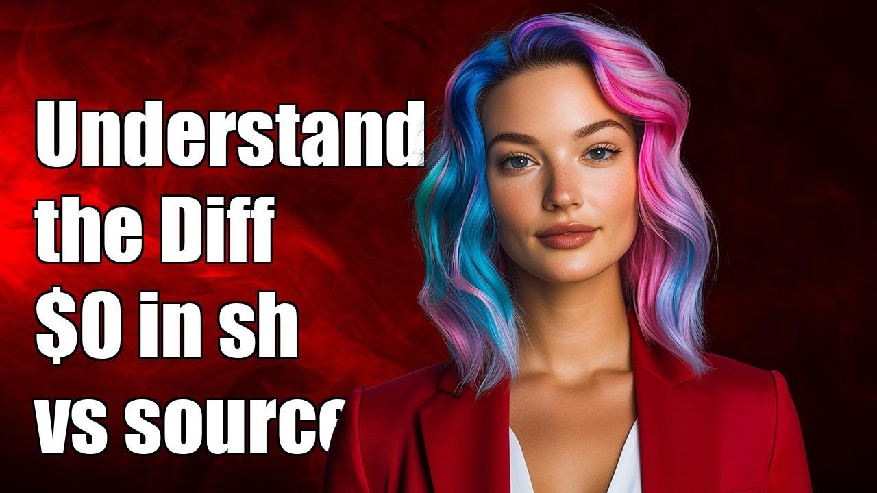 Understanding the Difference in `$0` Between `sh myscript` and `source ...