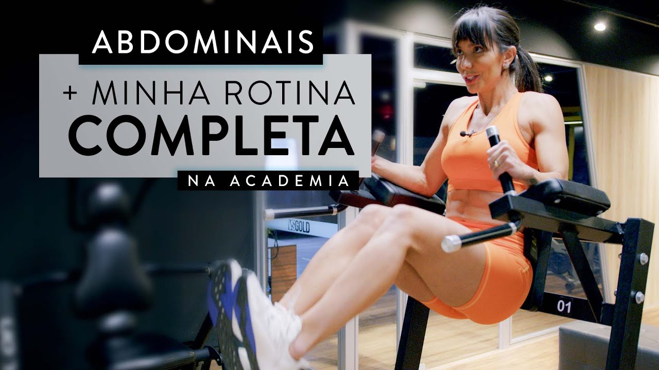 Treino de Abdominal COMPLETO na Academia