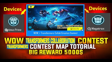 Wow Transformer Collaboration Contest | Optimus Prime and Megatron Devices | Explained! PUBGM