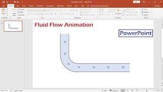 Fluid Flow Animation in Pipeline using Arrows | Powerpoint Tutorial screenshot 5