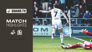 Swansea City V Blackburn Rovers Highlights