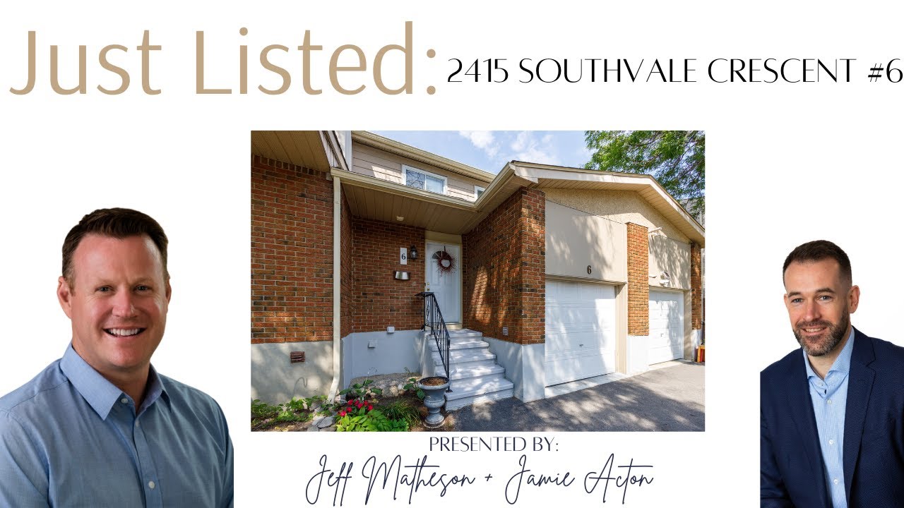 Just Listed: 2415 Southvale Crescent |  3 Bed | Walk out Basement | Condo for Sale in Sheffield Glen