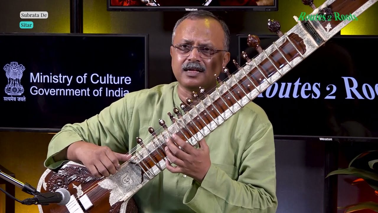 Sitar Class Guru Subrata De 22nd August, 2023 Routes 2 Roots