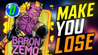 I Don't PLAY BARON ZEMO BECAUSE OF THIS... | MARVEL SNAP