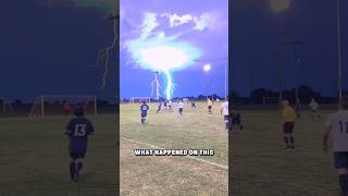 The Football Match Struck by Lightning ⚡