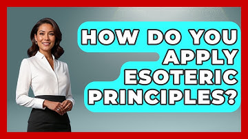 How Do You Apply Esoteric Principles? - The Numbers Channel