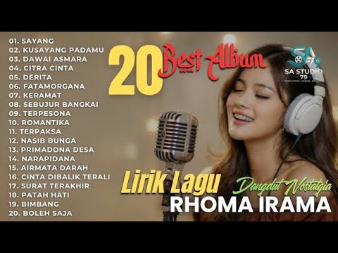 20 BEST ALBUM RHOMA IRAMA ~ Cover by SA Studio79 Jernih hd no iklan
