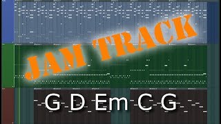 Guitar Jam Track G D Em C G