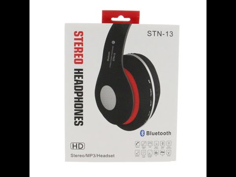 STN-13 Bluetooth fejhallgató - YouTube