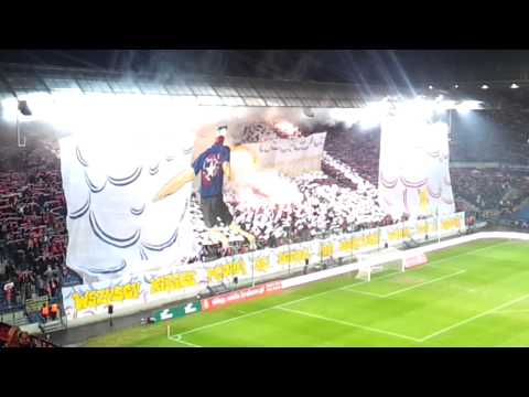 Oprawa przed meczem