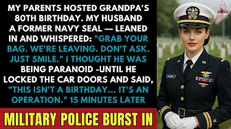 I Thought It Was Just a Family Party, Until My SEAL Said, “This Isn’t a Birthday… It’s a Setup ”