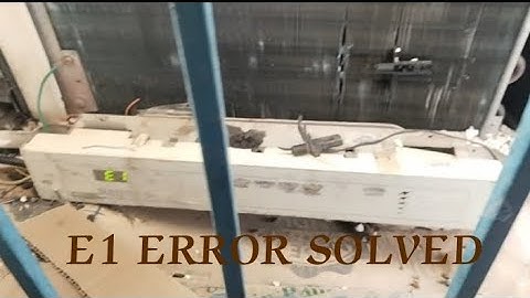 Hitachi window ac E1 Error solved in 5 minutes|| @EhsanTechnician