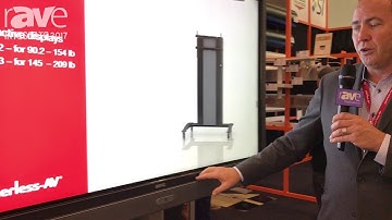 Integrate 2017: Peerless-AV Demos Its Height-Adjustable Collaboration Cart