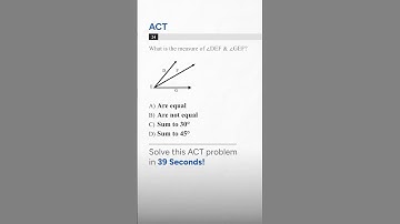 ACT Angle Bisector Questions Made Easy—Here’s How