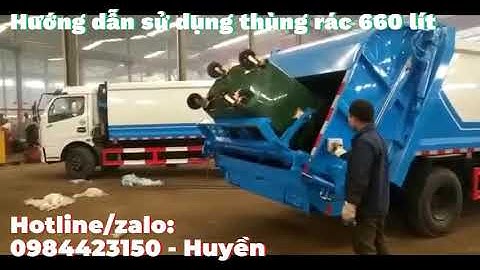 Hướng dẫn lắp ráp và sử dụng thùng rác 660 lít nhựa HDPE 4 bánh xe call 0984423150 - Ms.Huyền