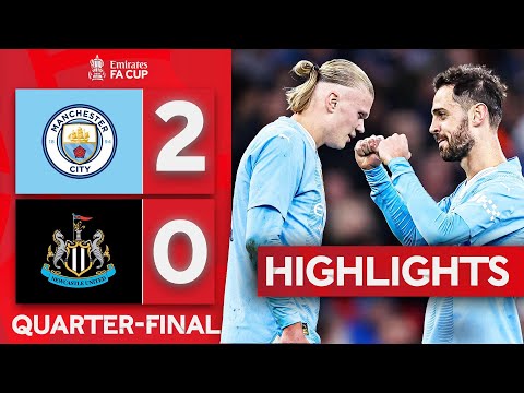 Video highlights for Manchester City 2-0 Newcastle