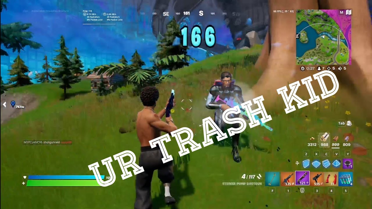 ur trash kid... YouTube