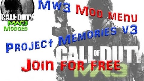Project Memories | Modern Warfare 3 Mod Menu | 2015