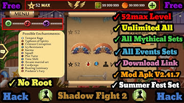 || Shadow Fight 2 Hacking | How To Get Shadow Fight 2 Mod Apk+Unlimited All+Unlock All V2.41.7 ||#34