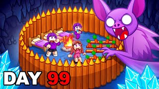 Living in the BAT CAVE in 99 Nights in the Forest…