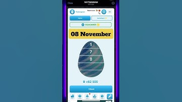 Yaytsogram Daily Cipher Code 08 November | 08 November Daily Cipher Yaytsogram #yaytsogramcipher