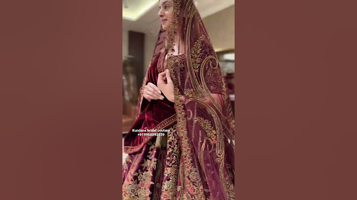 premium beautiful wedding lehenga from Kundans bridal couture Chandnichowk #bridal #wedding #shorts￼
