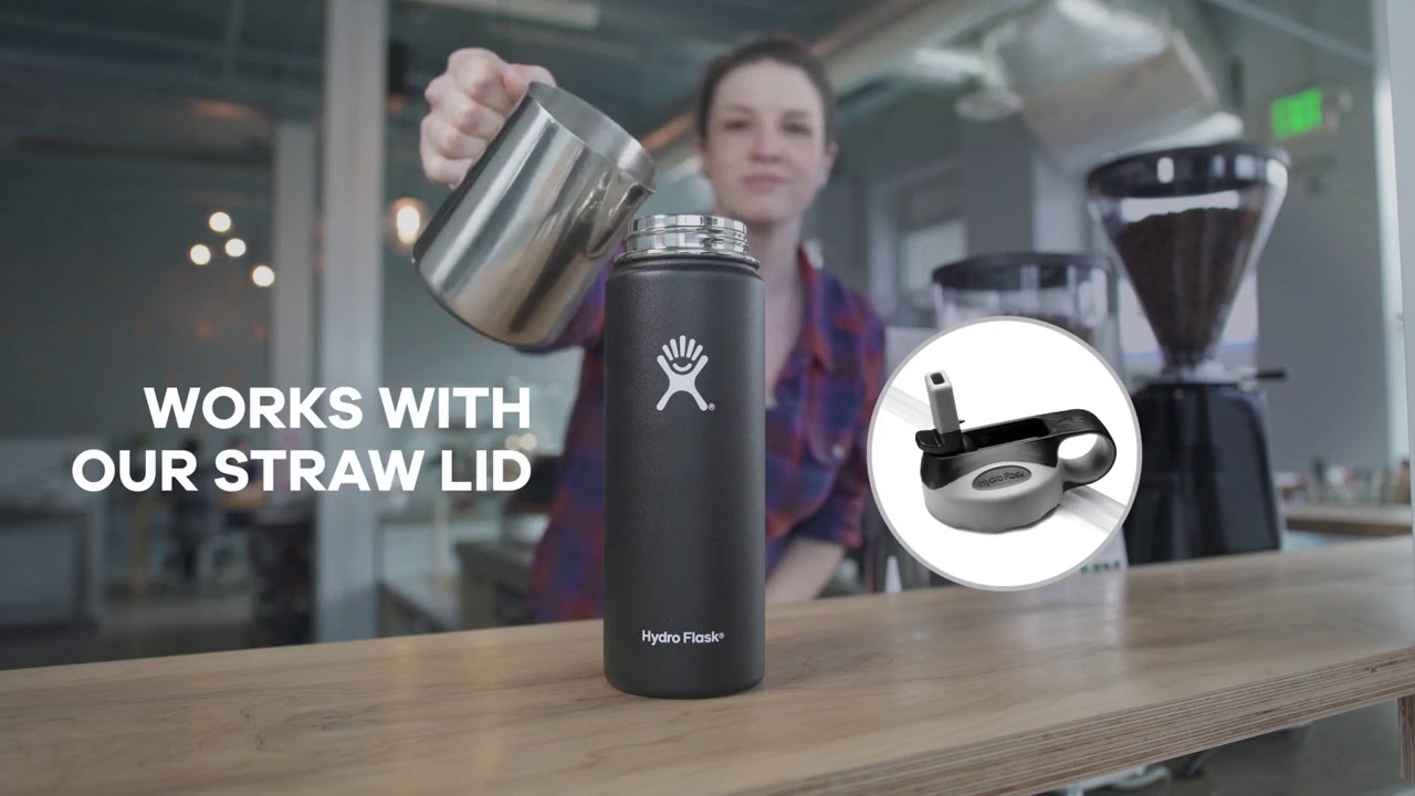 20 oz White Hydro Flask – Atomic Coffee Bar