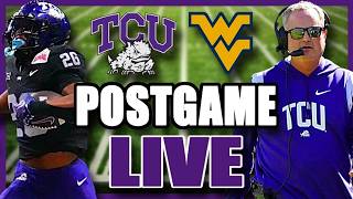 Full TCU - West Virginia Postgame LIVE Update