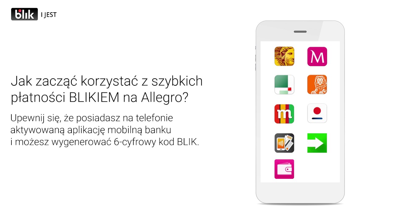 Jak płacić BLIKIEM na Allegro? - YouTube