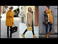 How to Wear Mustard Color Combinations