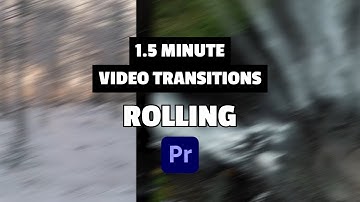 How to Create a ROLLING Transition in Adobe Premiere Pro