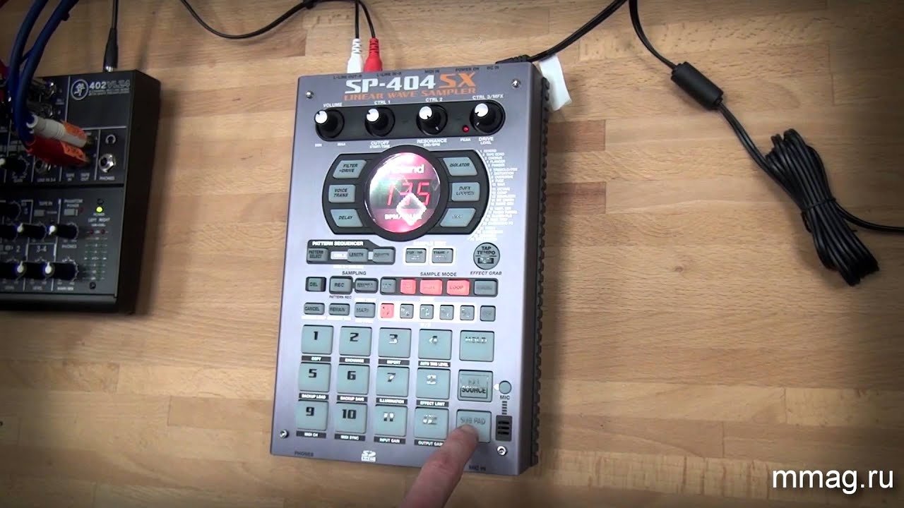 mmag.ru: сэмплер Roland SP-404SX - видео-обзор и демо - YouTube
