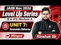 JAIIB IE and IFS Classes | Module A | UNIT 7 : Economic Reforms | JAIIB Nov 2026 | Kinshuk Sir