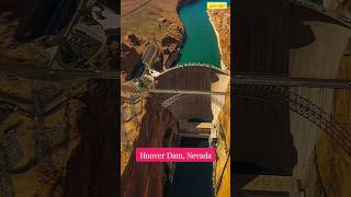 Hoover Dam, Aerial 4K.Aerial photography