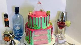 Cosmopolitan Cake