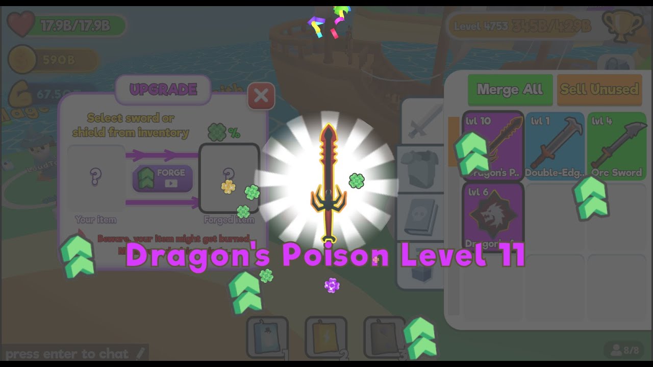 Testing out level 10 poison!!!