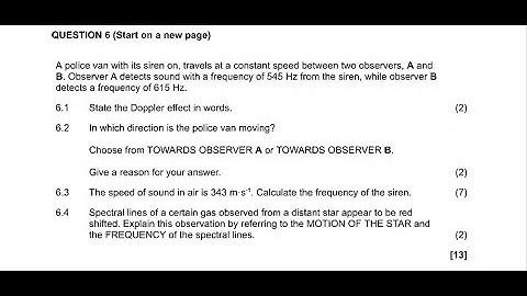 GRADE 12|PHYSICS|DOPPLER EFFECT|SIMULTANEOUS EQUATION