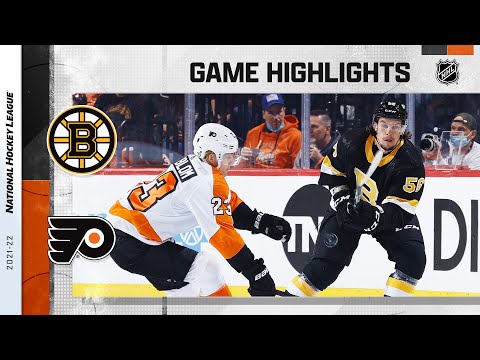 Bruins @ Flyers 10/20/21 | NHL Highlights