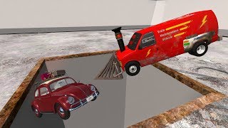 БИТВЫ МАШИН НА АРЕНАХ ДЛЯ ВЫЖИВАНИЯ! Beamng drive - игра про машины. Гоша screenshot 5