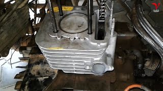 Bajaj Three Wheeler Engine Repair | Replace Cylinder Bore