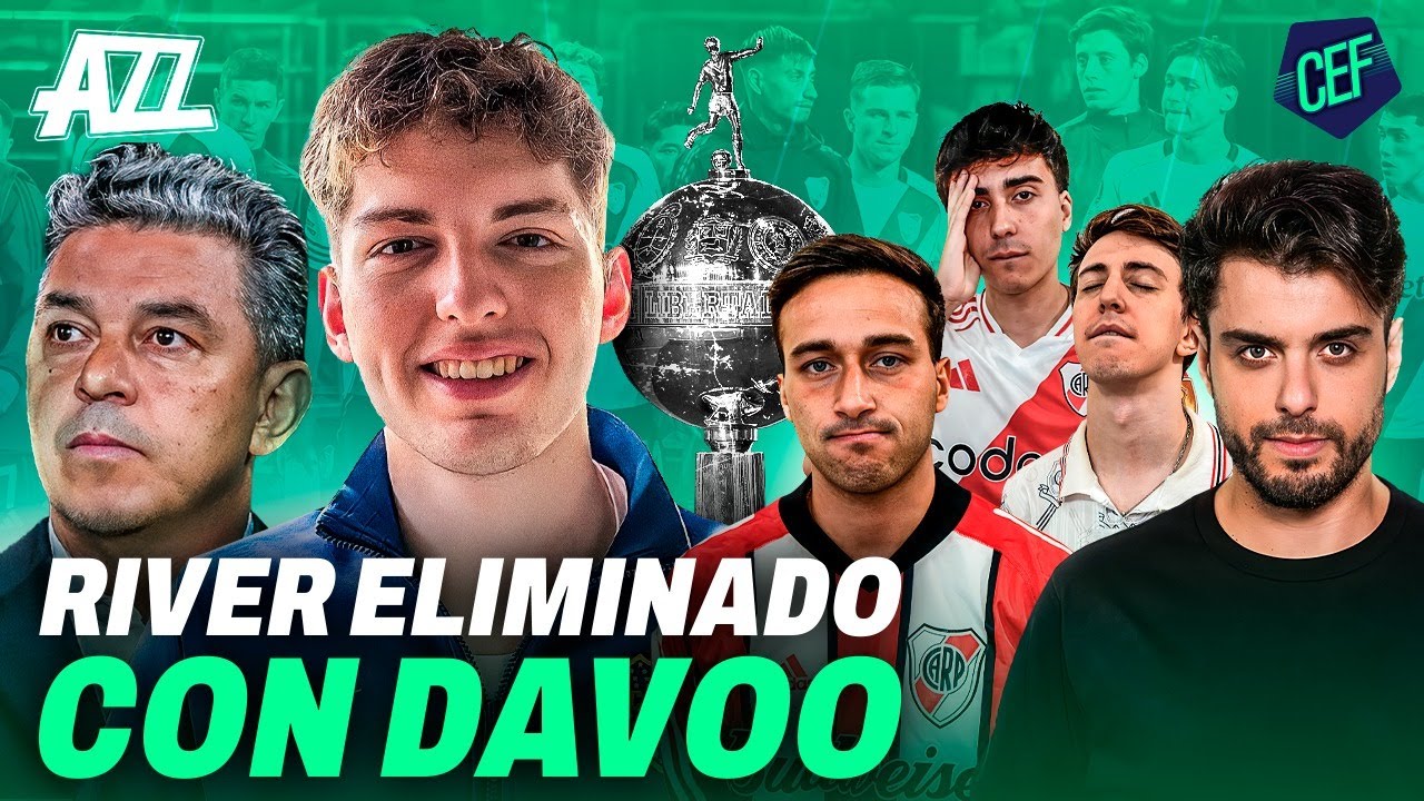 CEF en VIVO 🔥 con DAVOO XENEIZE - RIVER ELIMINADO de la COPA LIBERTADORES