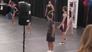 Anna Blough And Brian Coffey Warm Up Session Acrobatic Gymnastics Championship June 8, 2014