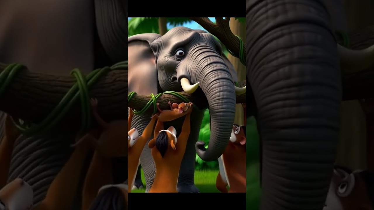 Elephant & Mouse Friendship Story | Tiny Hero, Big Heart  
