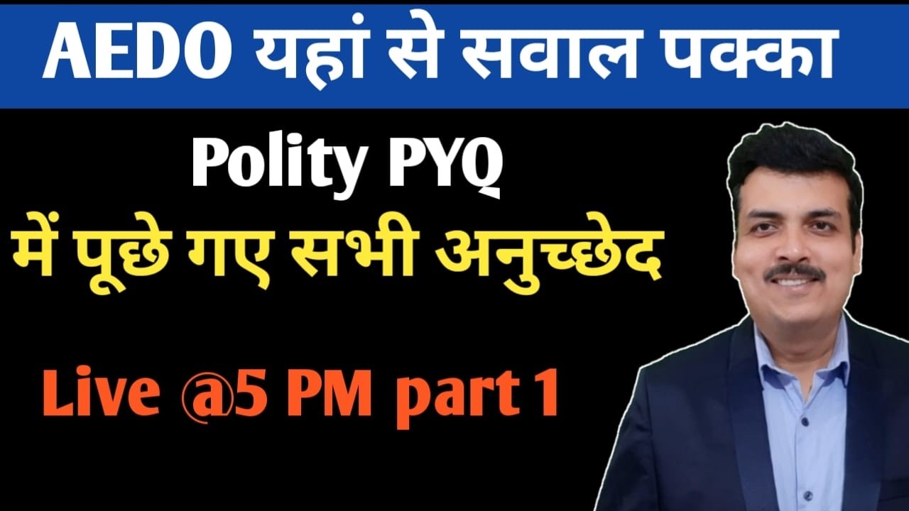Polity Pyq Artical - live - 1