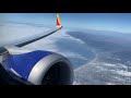 Southwest 737 MAX 8 Los Angeles LAX to Denver DEN Engine Start, Takeoff, and Landing
