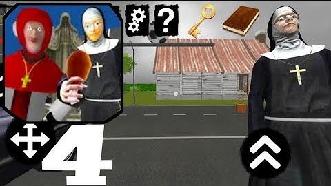 Nun and monk neighbour escape 3d part-4. #evilnun #monk #nunandmonk #walkthroughgamesnew #gameplays.
