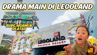 LEGOLAND! BHRE HISTERIS MINTA TURUN DI ATAS WAHANA 🤣